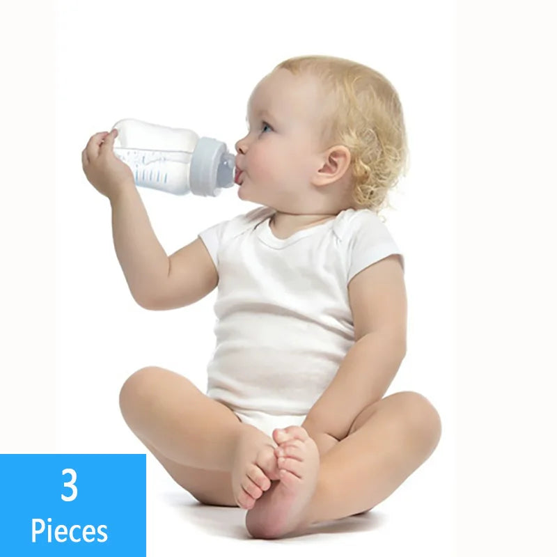 3PCS Baby Bodysuit Set – Soft Cotton Summer Rompers for Newborns