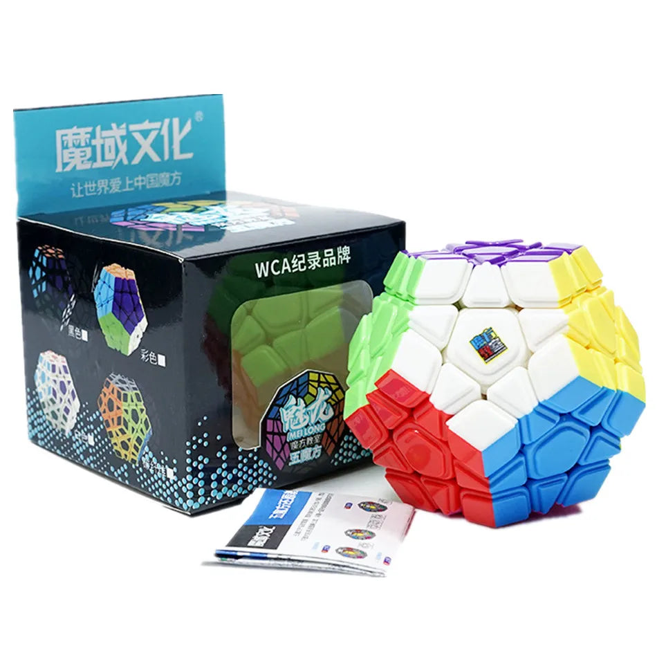 Moyu Meilong Convex Stickerless Megaminx Puzzle Cube