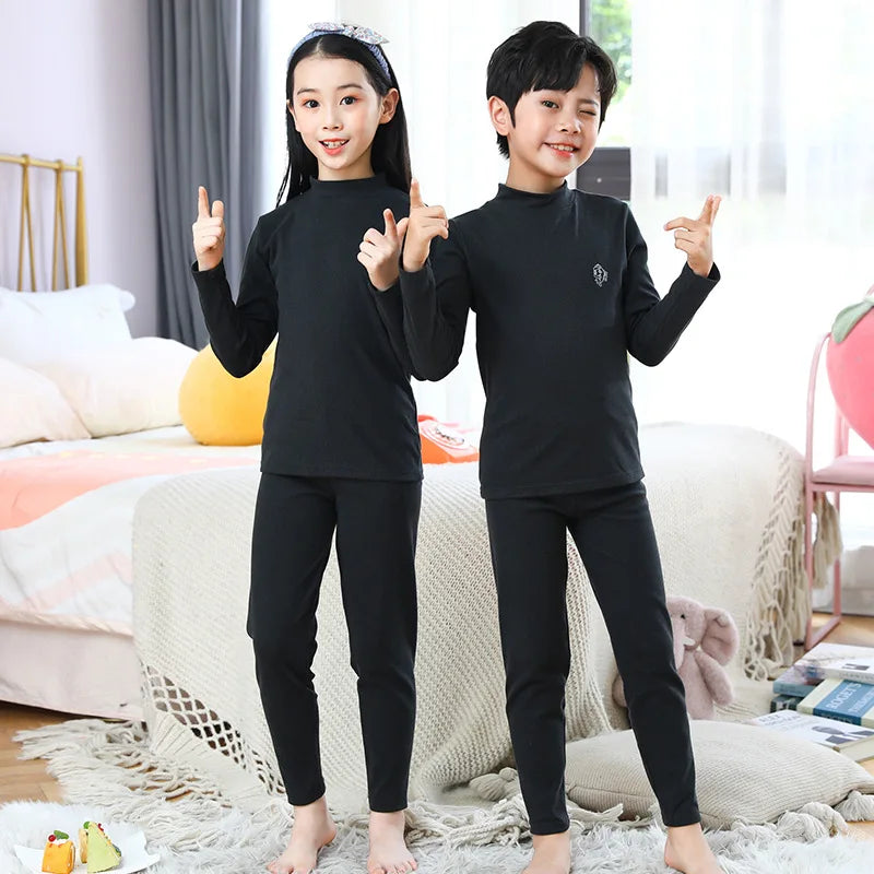 Thermal Pajama Set – Warm Sleepwear for Kids in Candy Colors