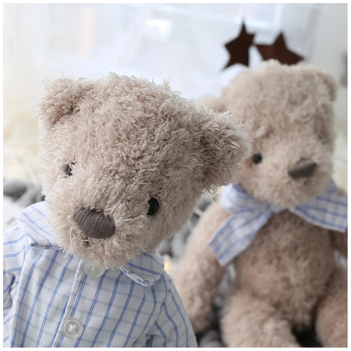 12" Teddy Bear Plush – Soft Stuffed Toy for Baby's First Gift