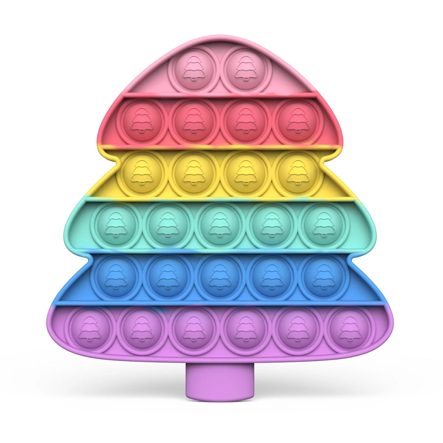 Christmas Pop It Fidget Toy – Festive Stress Relief Toy for Kids & Adults