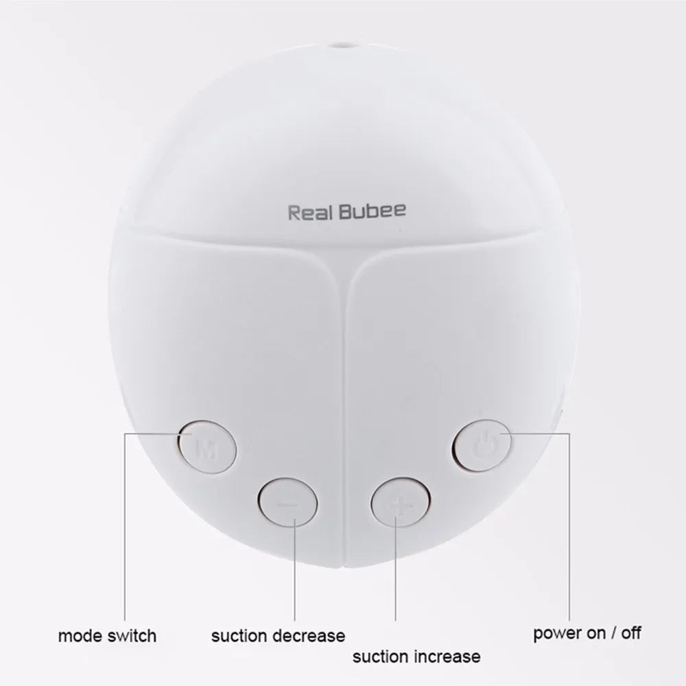 Electric Breast Pump Single/Double with Milk Bottle USB Powered BPA-Free Baby Feeding