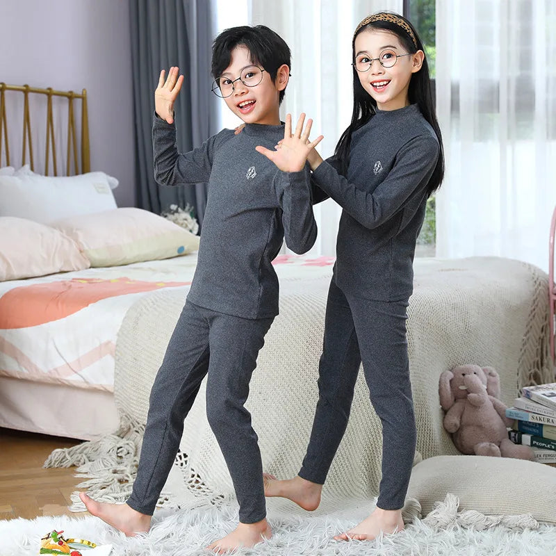 Thermal Pajama Set – Warm Sleepwear for Kids in Candy Colors