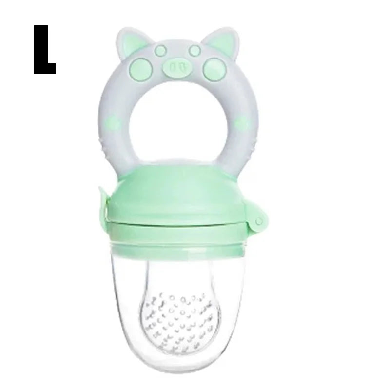 Baby Food Feeder – Silicone Spoon & Juice Extractor for Fruits & Vegetables