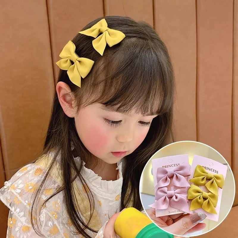 Adorable Bow Hair Clips – Sweet Summer Hair Accessories for Little Girls & Babies