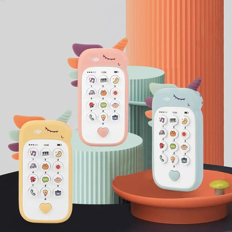 Baby Phone Toy – Musical Sound & Teething Early Education Toy for 0-12 Months