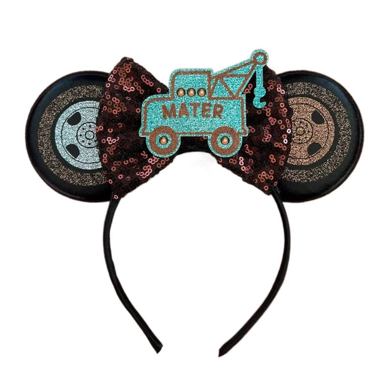 Sparkly Sequin Bow Ear Headband – Cute Cosplay & Party Hair Accessory