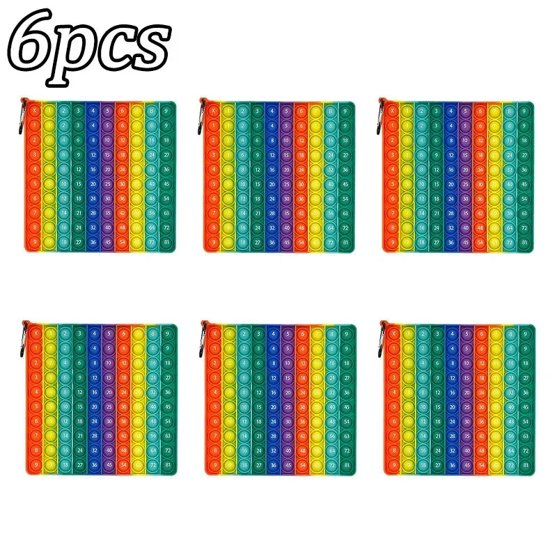 9x9 Multiplication Pop It – Educational Math Fidget Toy for Kids
