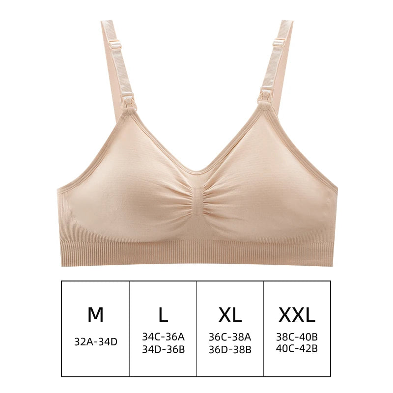 Hands-Free Pumping & Nursing Bra – All-Day Maternity Comfort