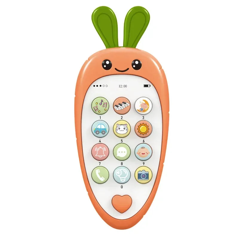 Baby Phone Toy – Musical Sound & Teething Early Education Toy for 0-12 Months