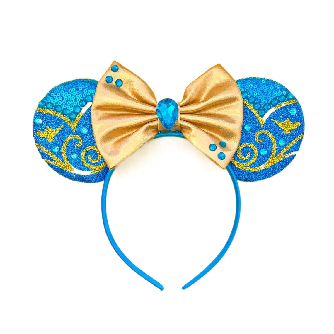 Sparkly Sequin Bow Ear Headband – Cute Cosplay & Party Hair Accessory