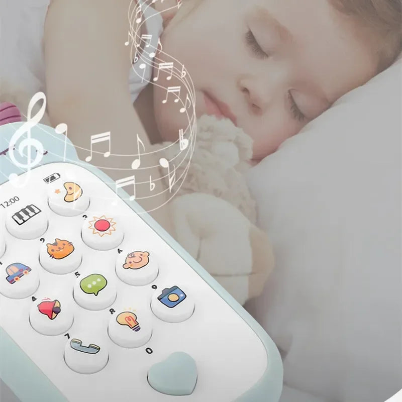Baby Phone Toy – Musical Sound & Teething Early Education Toy for 0-12 Months