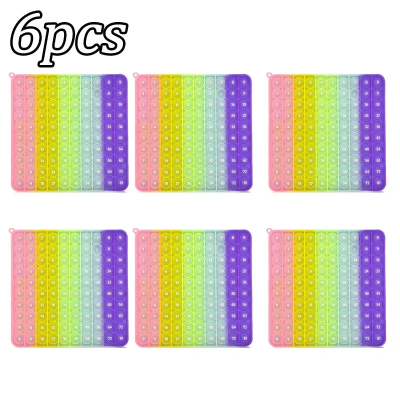 9x9 Multiplication Pop It – Educational Math Fidget Toy for Kids