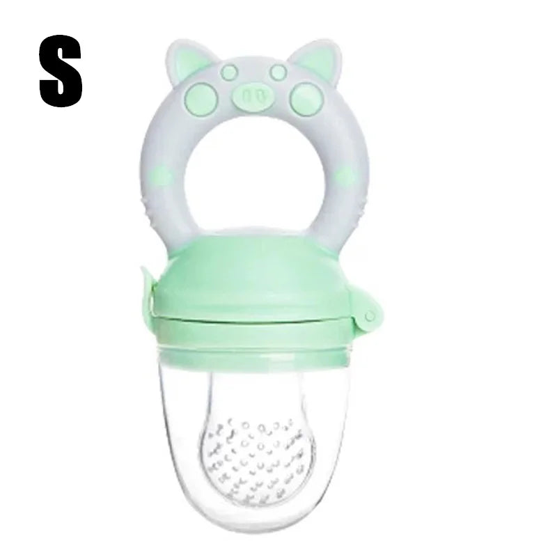Baby Food Feeder – Silicone Spoon & Juice Extractor for Fruits & Vegetables