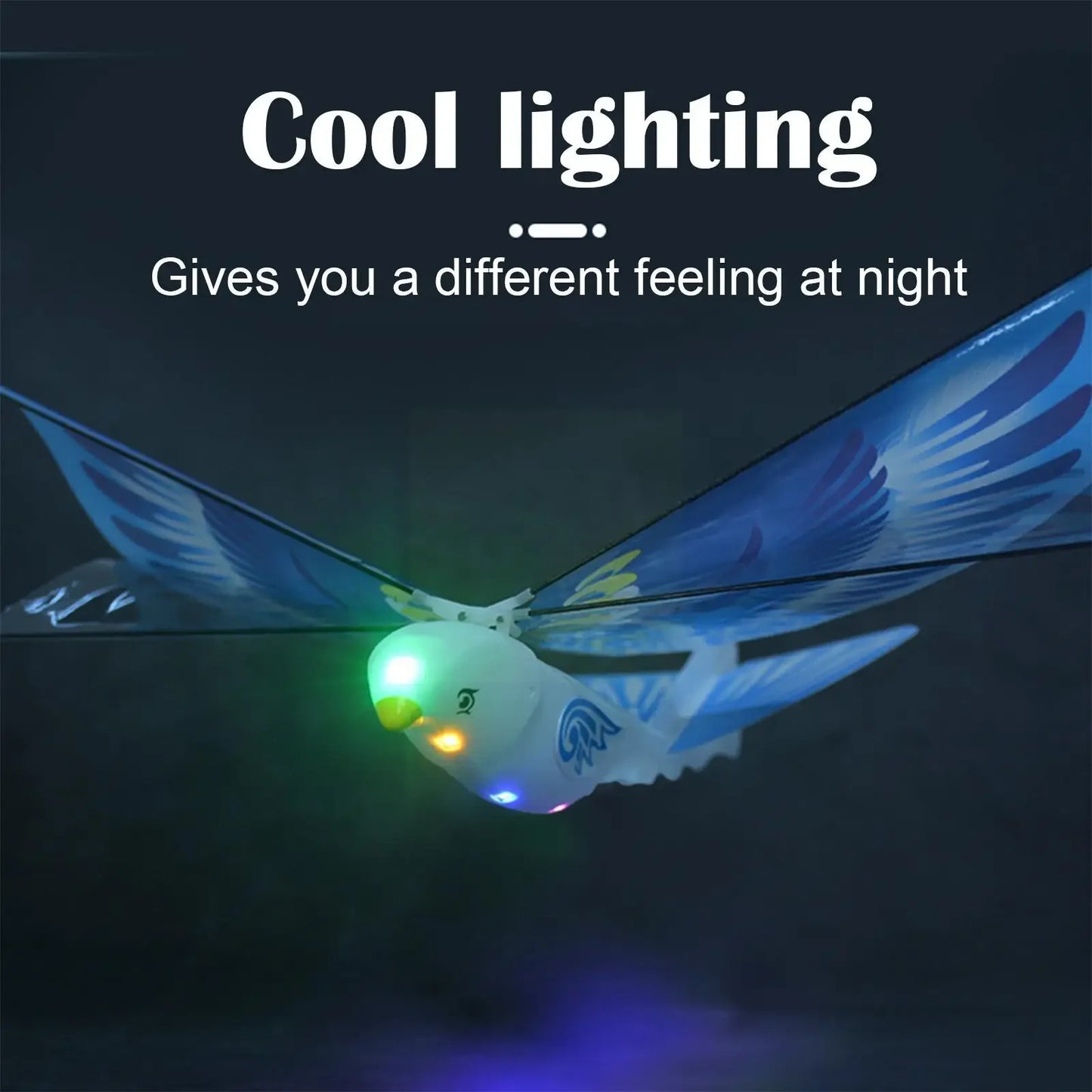 LED Flying Bird Toy – Light-Up Hovering Outdoor Toy for Kids