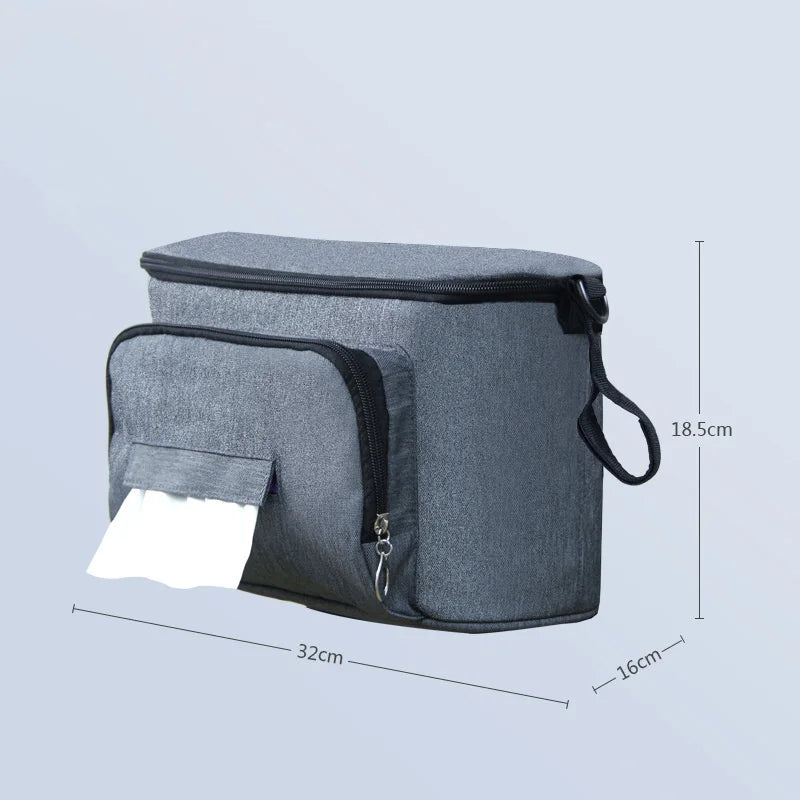 Baby Stroller Organizer – Large Capacity Diaper Bag for Travel & Storage