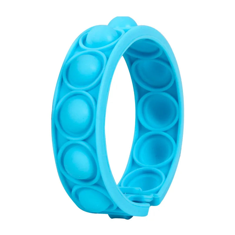 Pop Bubble Fidget Bracelet – Colorful Silicone Sensory Toy for Stress & Anxiety Relief