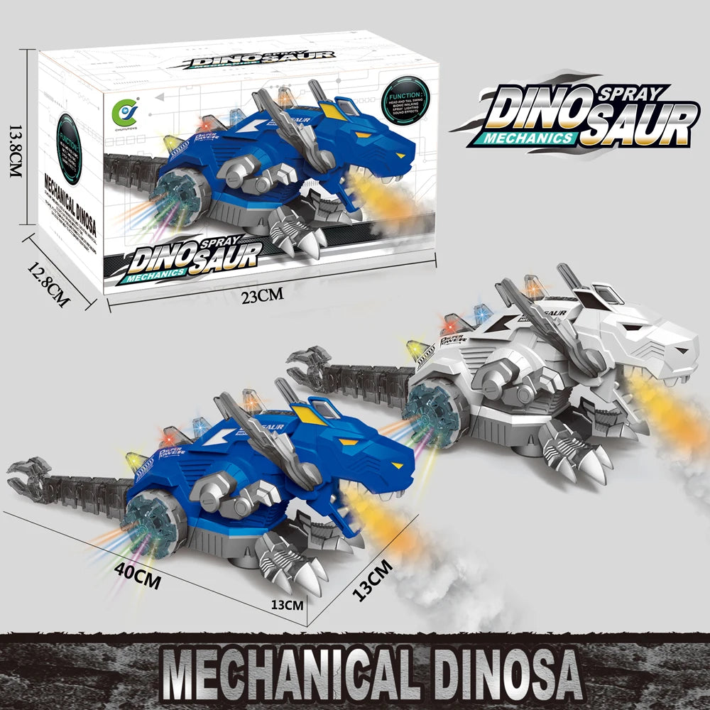Electric Walking Dinosaur – Multifunctional Spray & Light-Up Pterosaur Toy