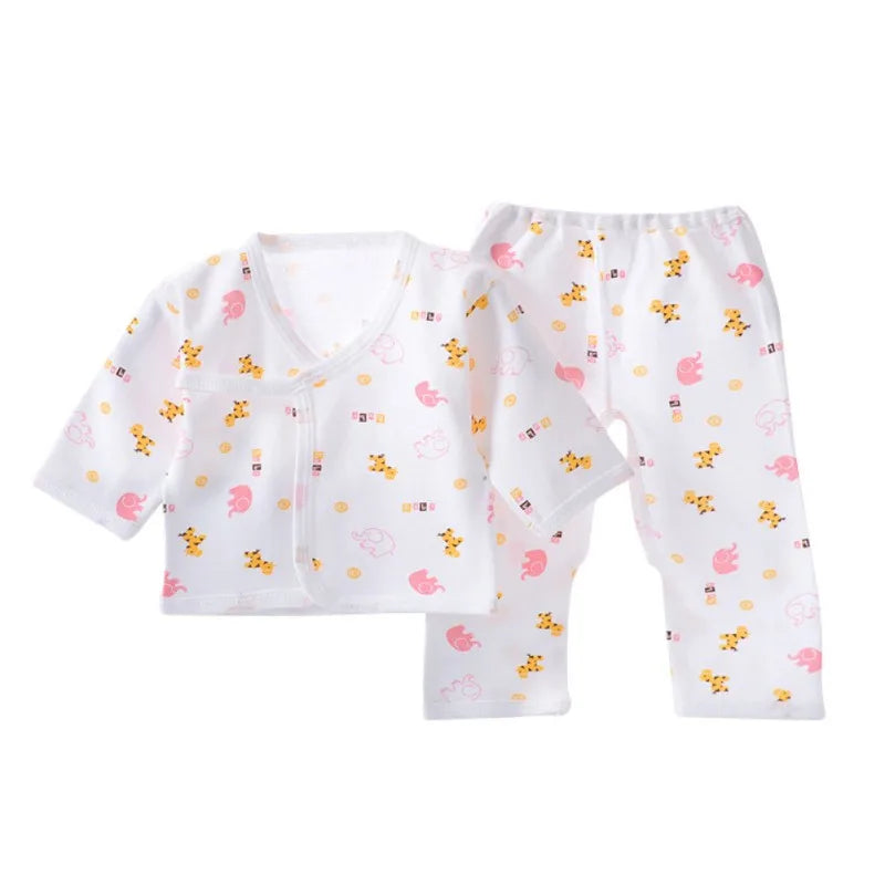 Newborn Hedgehog Outfit – 5PCS Pure Cotton Baby Clothing Set (0-3M)