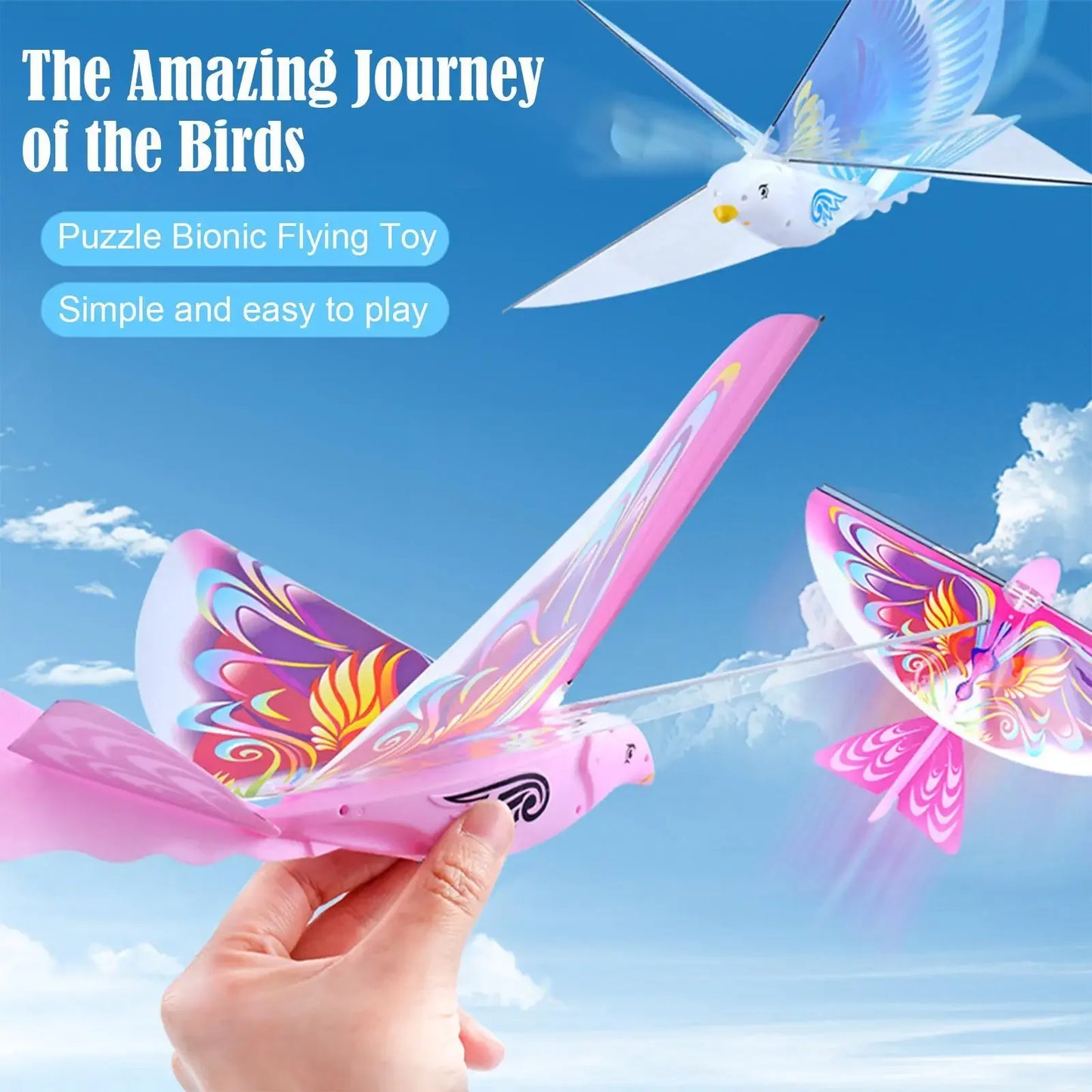 LED Flying Bird Toy – Light-Up Hovering Outdoor Toy for Kids