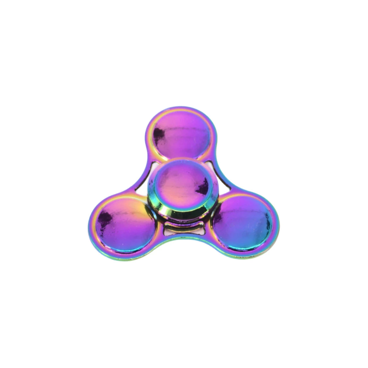 Rainbow Metal UFO Spinner – Handheld Stress Relief Toy