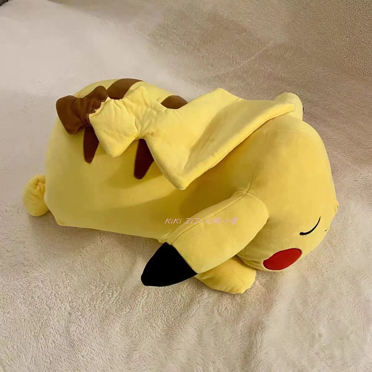 50CM Sleepy Pikachu Plush – Soft Stuffed Toy for Kids & Home Décor