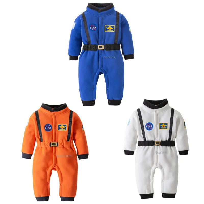 Baby Astronaut Costume – Space Suit Romper for Halloween & Parties (1-3Y)