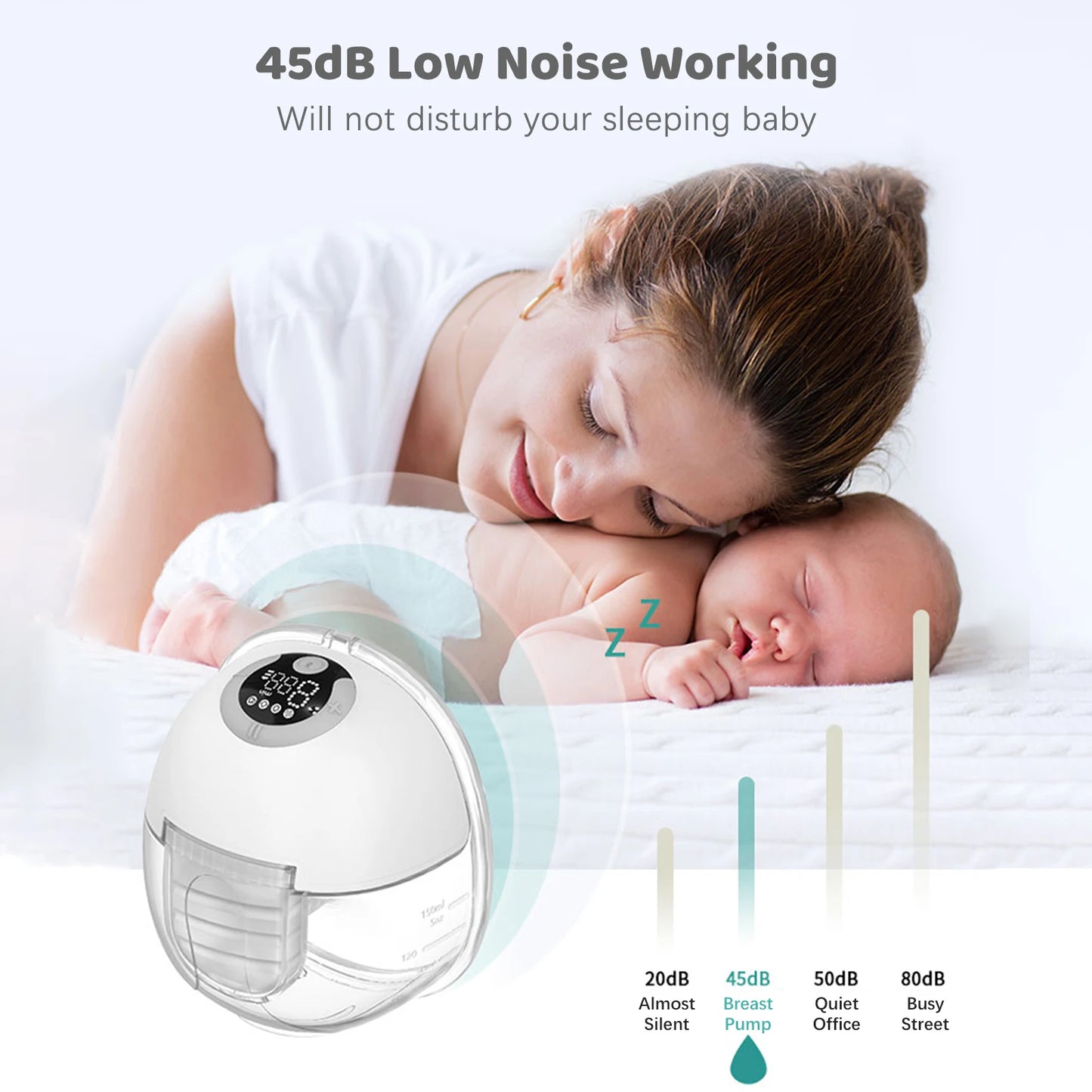 S32 Wearable Wireless Breast Pump, Electric, Hands-Free, BPA-Free