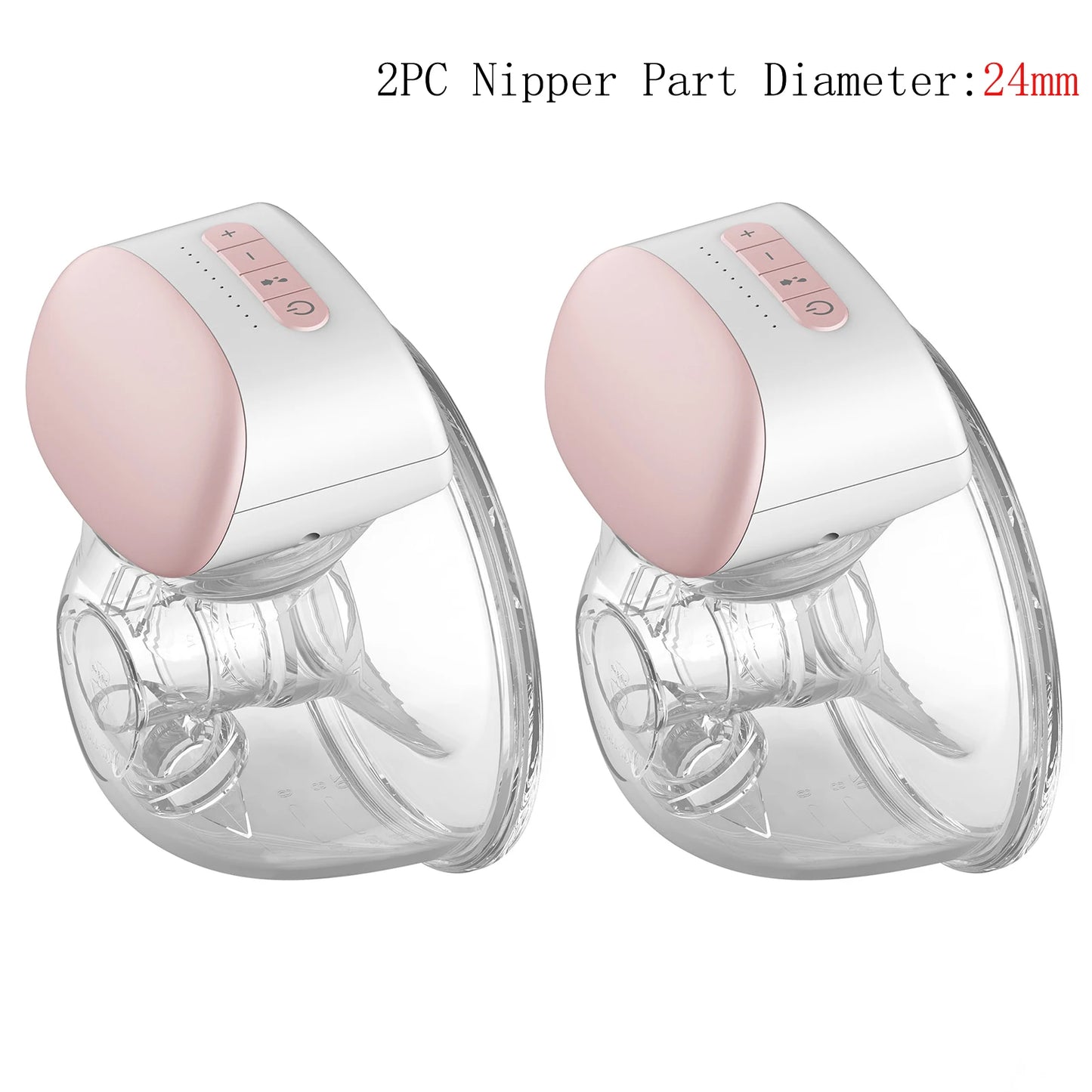 Portable Wearable Electric Breast Pump Hands-Free 8oz/240ml BPA-Free 3 Modes 10 Suction Levels