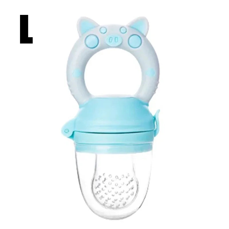 Baby Food Feeder – Silicone Spoon & Juice Extractor for Fruits & Vegetables