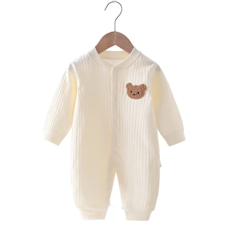 Bear Newborn Romper – Cotton One-Piece Jumpsuit for Babies & Toddlers