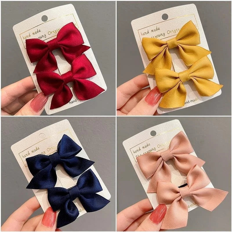 Adorable Bow Hair Clips – Sweet Summer Hair Accessories for Little Girls & Babies
