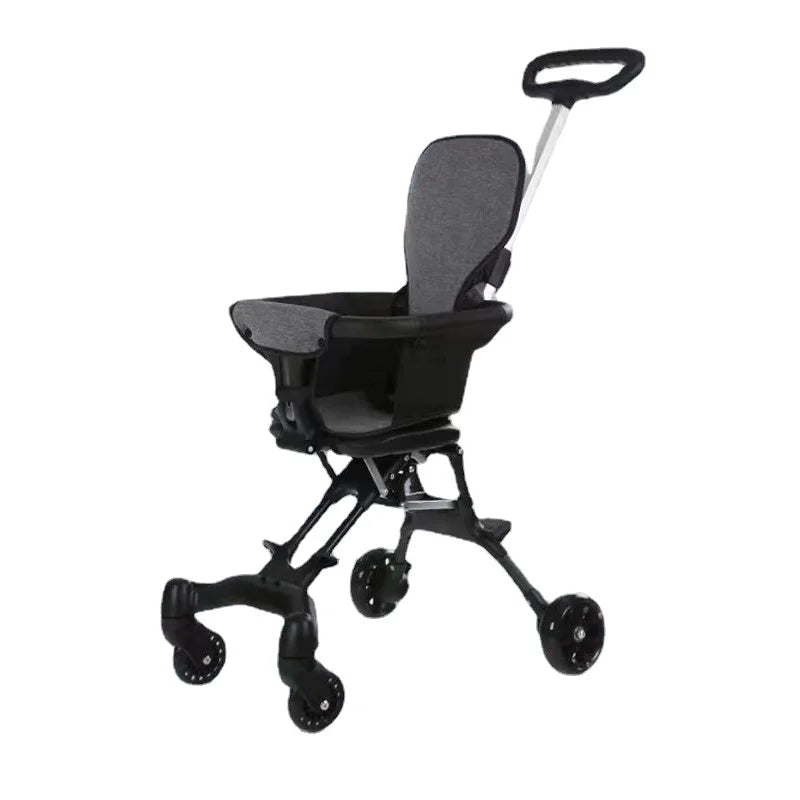 Baby Stroller – Lightweight Folding Travel Trolley with Two-Way Seats