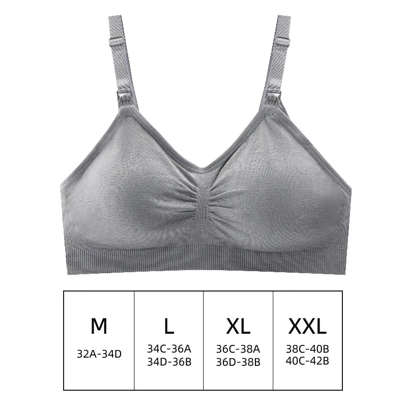 Hands-Free Pumping & Nursing Bra – All-Day Maternity Comfort