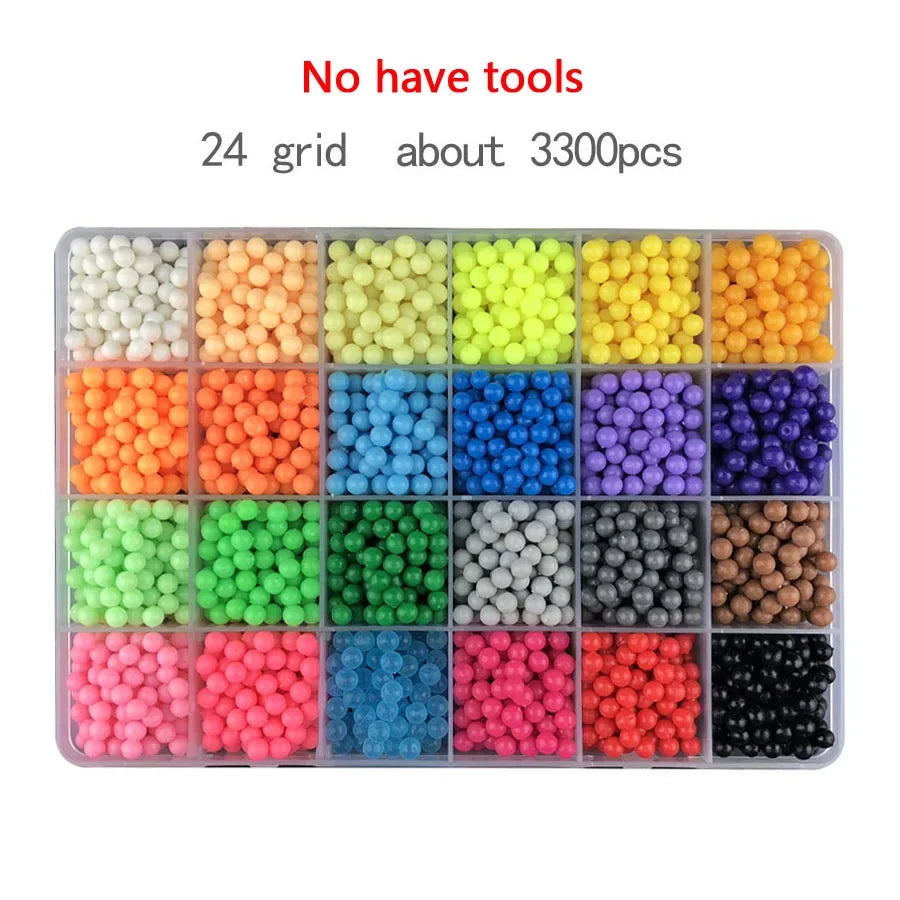 Water Spray Crystal Bead Puzzle – 3D Handmade Magic Toy for Kids