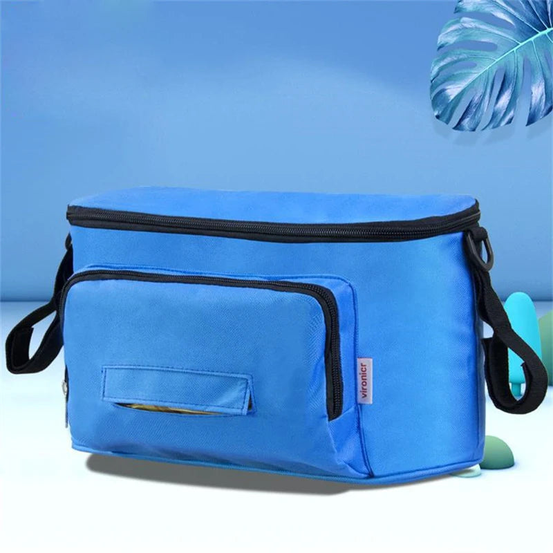 Baby Stroller Organizer – Large Capacity Diaper Bag for Travel & Storage