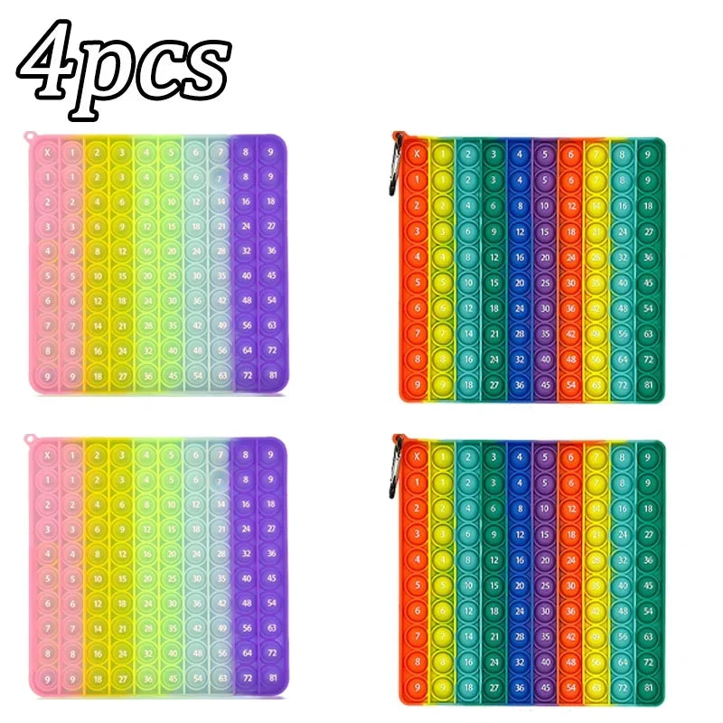 9x9 Multiplication Pop It – Educational Math Fidget Toy for Kids