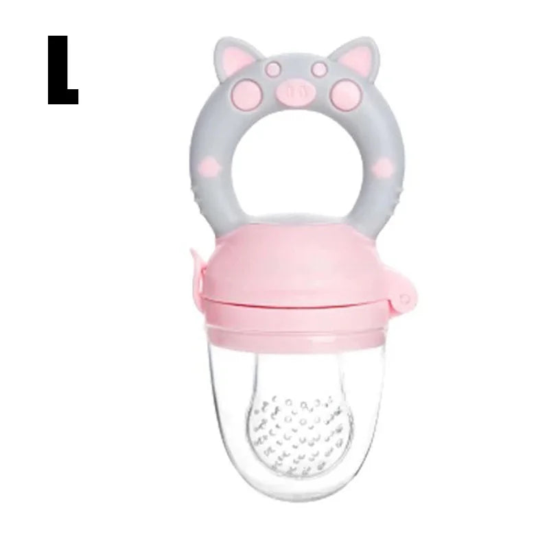 Baby Food Feeder – Silicone Spoon & Juice Extractor for Fruits & Vegetables