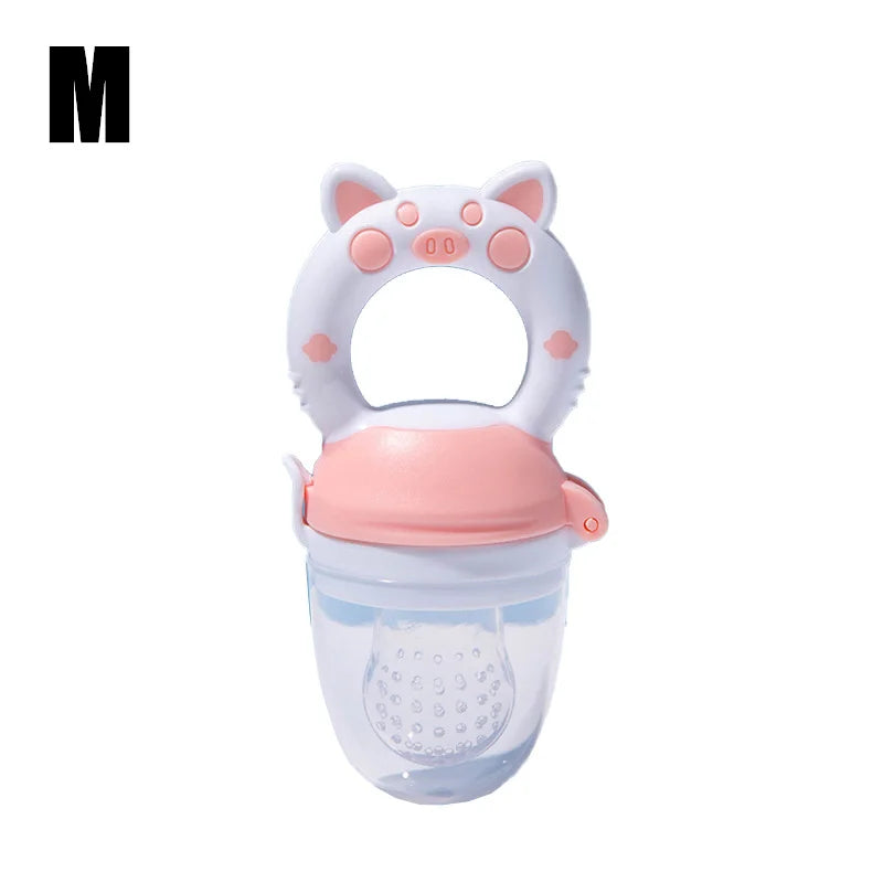 Baby Food Feeder – Silicone Spoon & Juice Extractor for Fruits & Vegetables