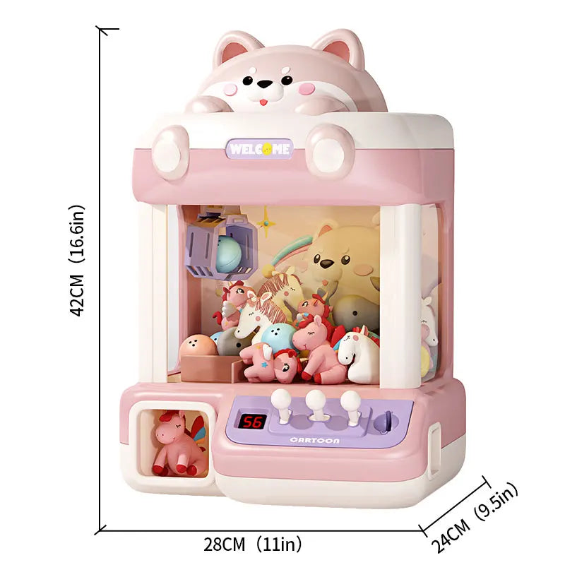 Mini Claw Machine – Music & Light Toy for Kids' Gifts