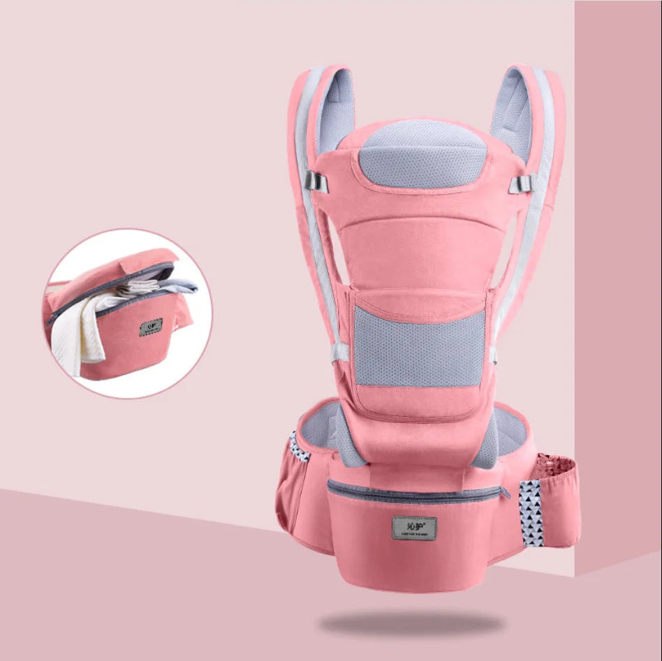 Baby Carrier Waist Stool – Ergonomic Hipseat with Storage Bag and Sling