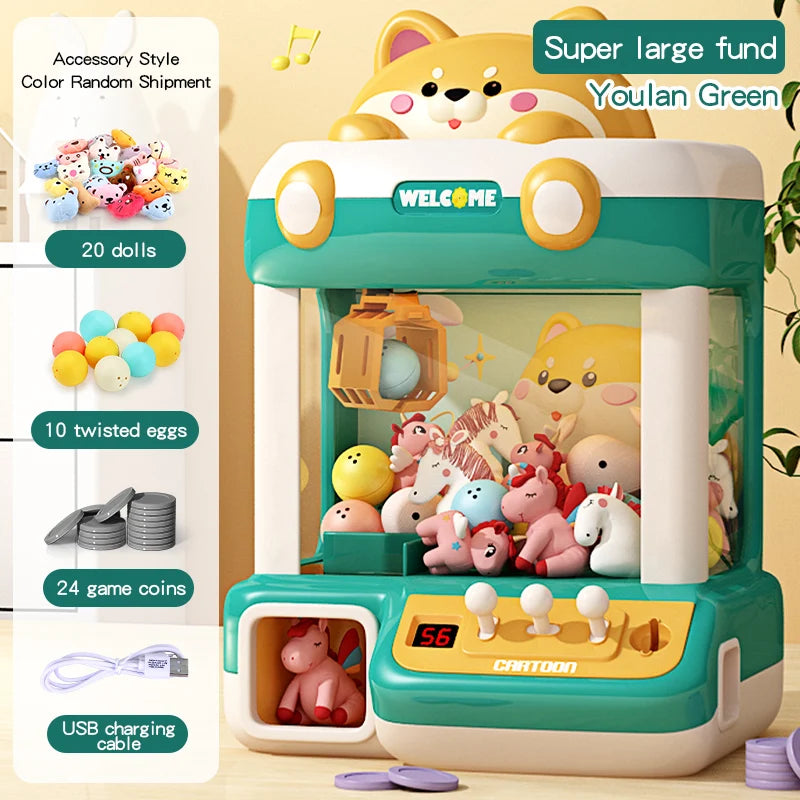 Mini Claw Machine – Music & Light Toy for Kids' Gifts