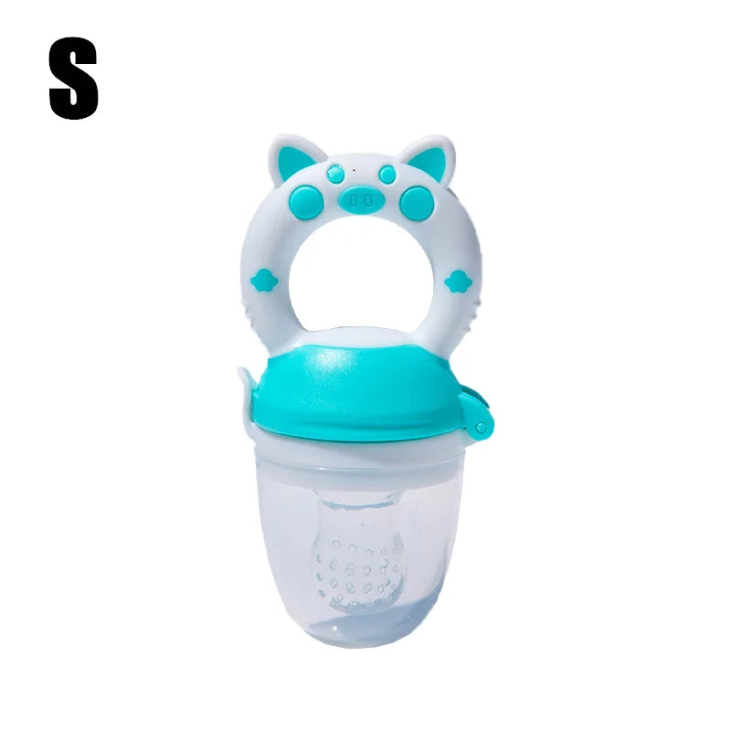 Baby Food Feeder – Silicone Spoon & Juice Extractor for Fruits & Vegetables