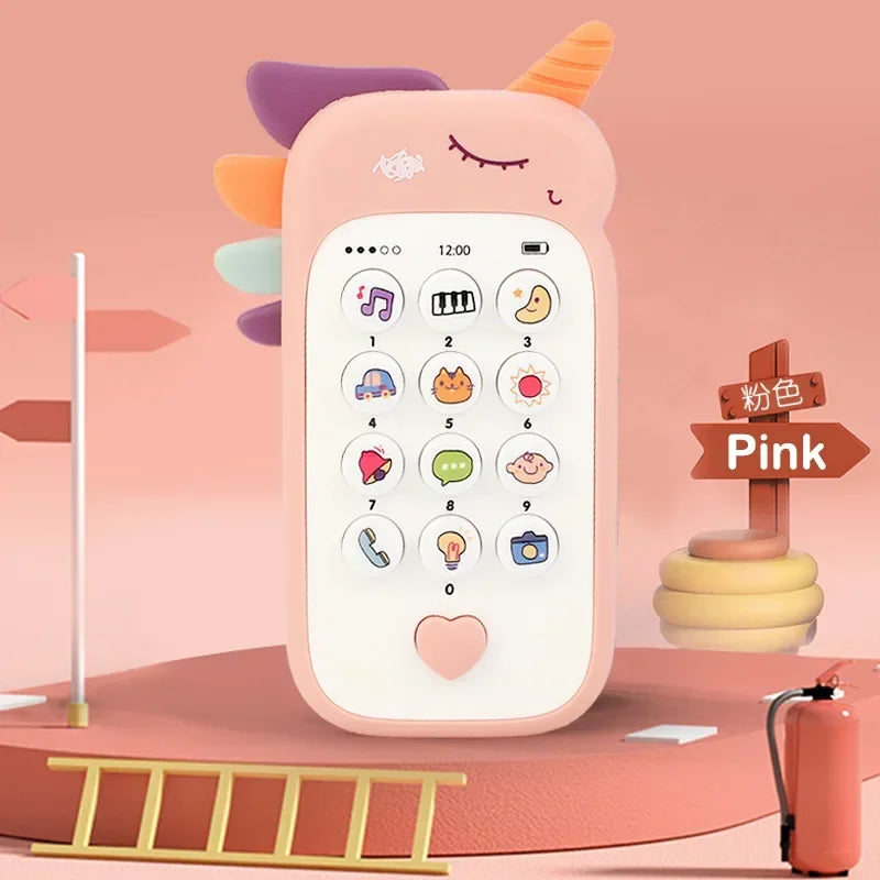 Baby Phone Toy – Musical Sound & Teething Early Education Toy for 0-12 Months