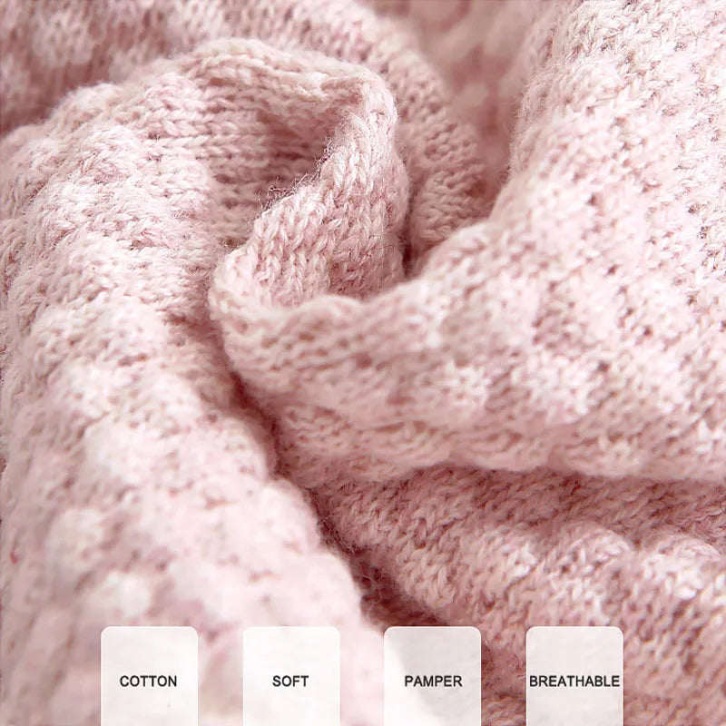 Spring Cotton Baby Clothes Set – Unisex Knitted Sweater & Pants Ensemble