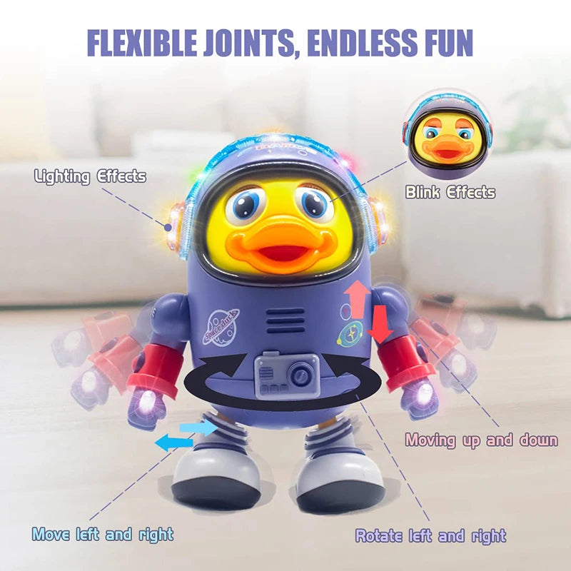 Musical Dancing Duck – Interactive Light-Up Toy for Babies & Kids