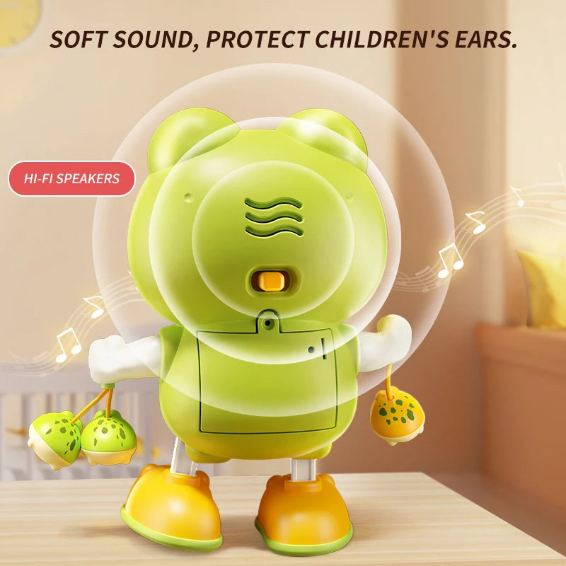 Cute Rabbit Electronic Pet – Musical Light-Up Walking Toy for Kids 3+