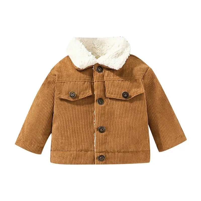 Winter Jacket for Baby Boys – Warm Cotton Coat for 0-3Y Toddler