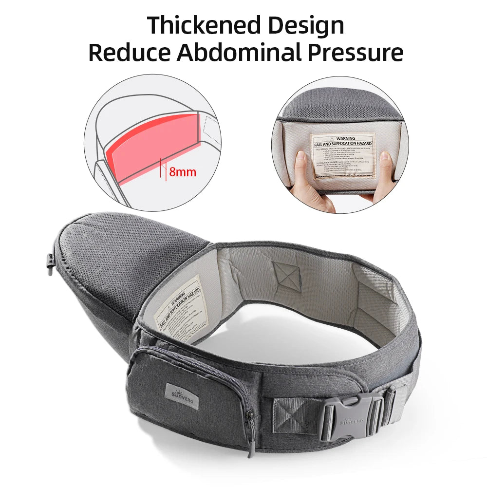 Sunveno Baby Carrier – Infant Hip Seat Sling Backpack for Newborns