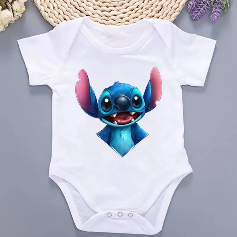 Kawaii Print Summer Baby Bodysuit – 100% Cotton One-Piece Jumpsuit